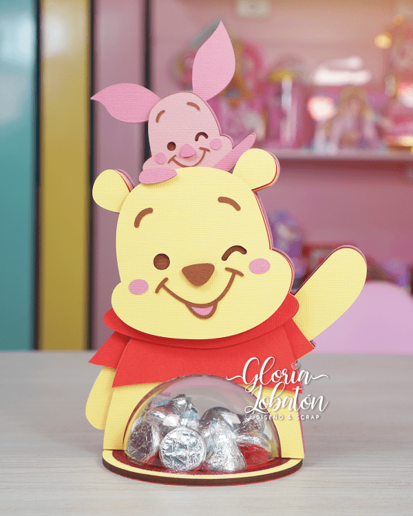 Golosinero-Winnie-Pooh- Ursinho Pooh - Porta Bombom - Imagem 1