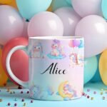 Unicórnio- Arte Avulsa Caneca Escolar