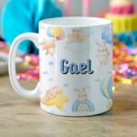 Coelhinhos - Arte Avulsa Caneca Escolar