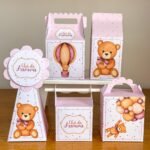 Chá de Bebê - Ursinho Rosa - Kit Festa Pronta