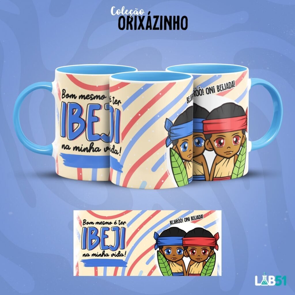Ibeji-2-min-scaled-2.jpg Orixazinhos - Estampas Canecas (Lab 51) - Imagem 26