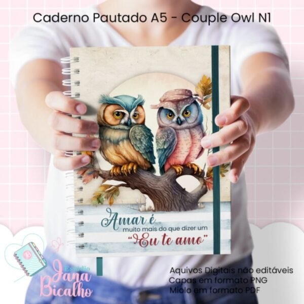 Coleção Couple Owl - Cadernos e Blocos - Imagem 10