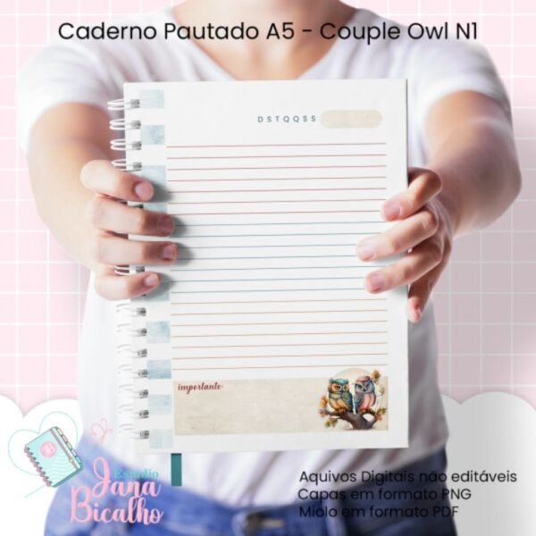 Coleção Couple Owl - Cadernos e Blocos - Imagem 11