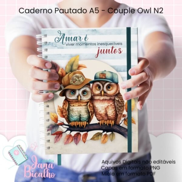 Coleção Couple Owl - Cadernos e Blocos - Imagem 7