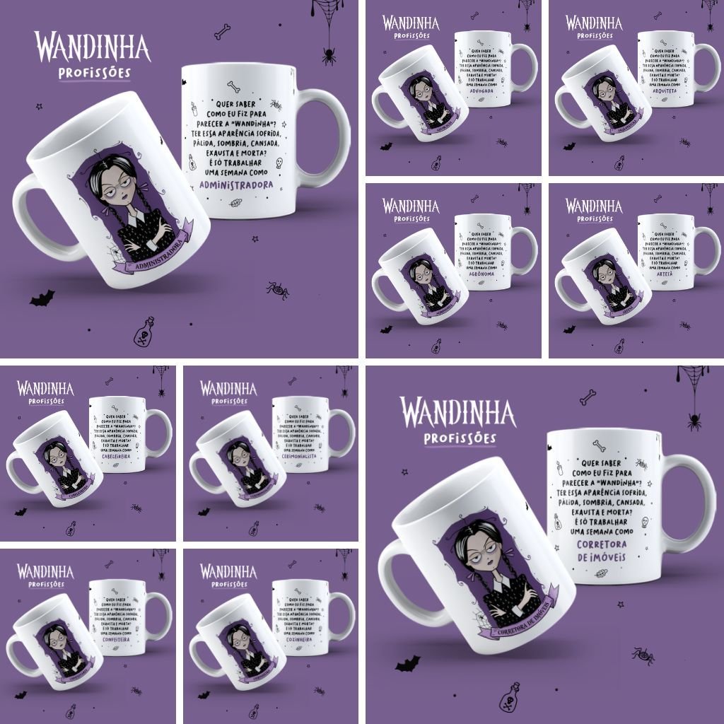 Julio-Designer-Wandinha-Profissoes-4.jpg Wandinha Profissões - Canecas Editáveis - Imagem 8