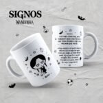 Wandinha Signos - Canecas Editáveis - Imagem 3