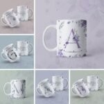 Artes Canecas Alfabeto Mulheres