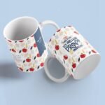 Canecas Professores Lettering Ensinar é Amar - Imagem 3