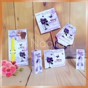 Kit 6 Mimos | 4 Balinhas – Agosto Lilás