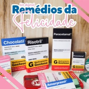Kit Corte - Caixas Remédios da Felicidade