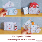 Combo Caixa para Kit Kat - Páscoa