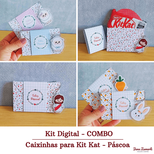 Kit-Kat Combo Caixa para Kit Kat - Páscoa - Imagem 1