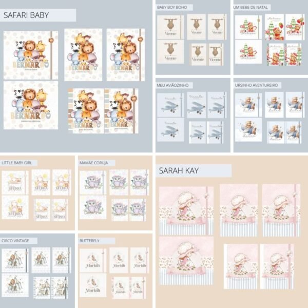 15 Kits Maternidade + Brindes - Criativa - Imagem 1