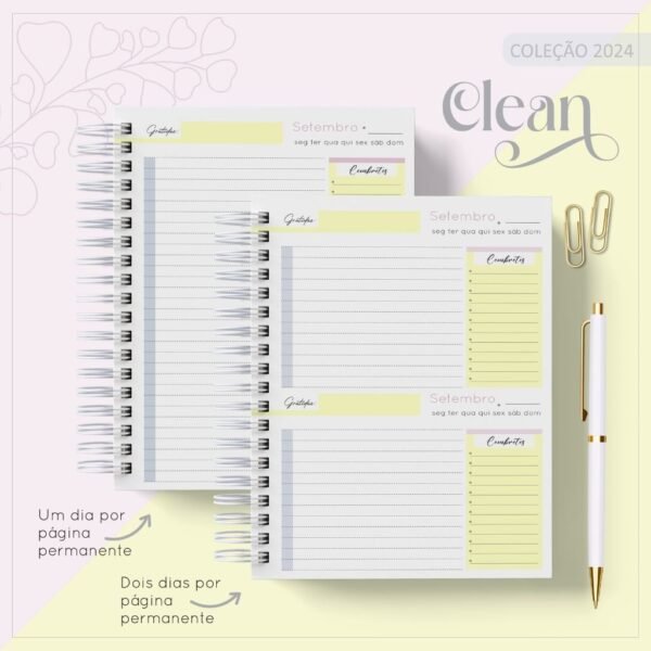 Combo Agendas Clean - Coleção 2024 (LC) - Imagem 10