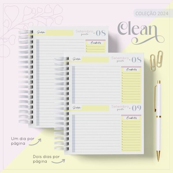 Combo Agendas Clean - Coleção 2024 (LC) - Imagem 13