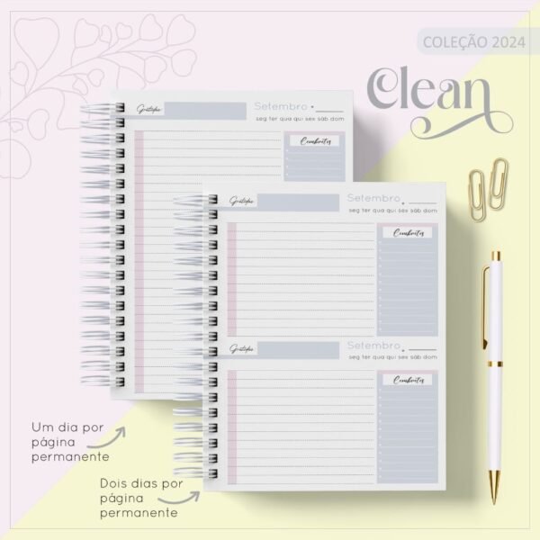 Combo Agendas Clean - Coleção 2024 (LC) - Imagem 14