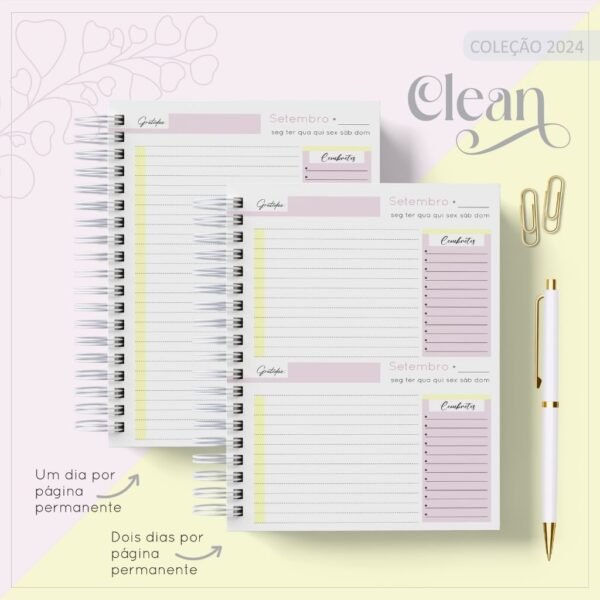 Combo Agendas Clean - Coleção 2024 (LC) - Imagem 18