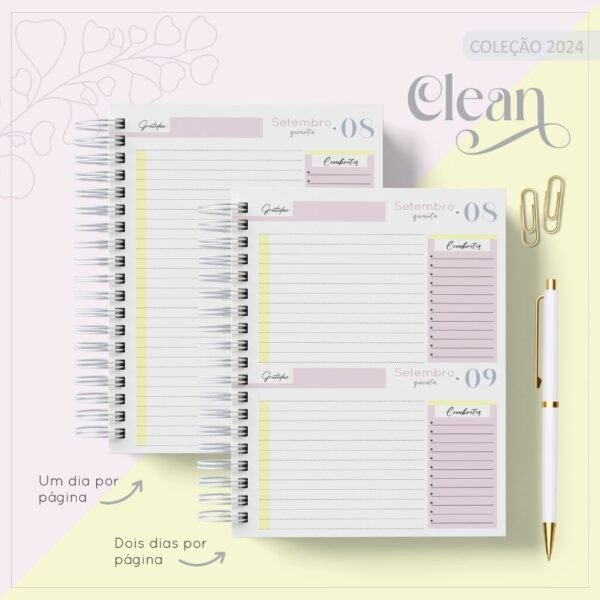 Combo Agendas Clean - Coleção 2024 (LC) - Imagem 21