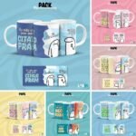 Pack Artes Canecas Flork Hipocondríacos