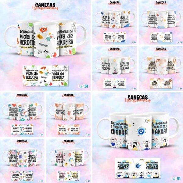 Pack Artes Canecas Estressadinha - Imagem 2