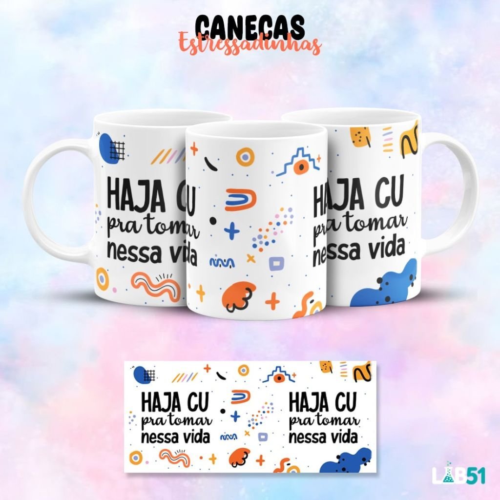Lab-51-Pack-Estressadinhas-4.jpg Pack Artes Canecas Estressadinha - Imagem 5