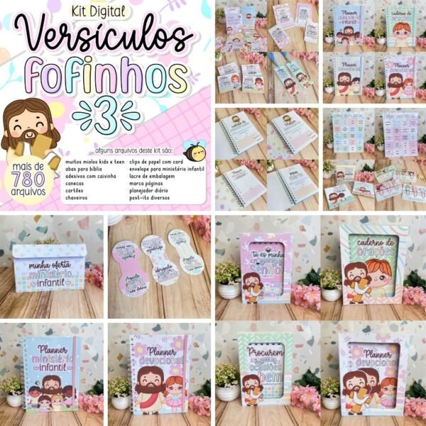 Combo Versículos Fofinhos 3 - Imagem 1