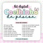 Kit Digital + Mimos Coelhinho Páscoa 2023 - Imagem 18