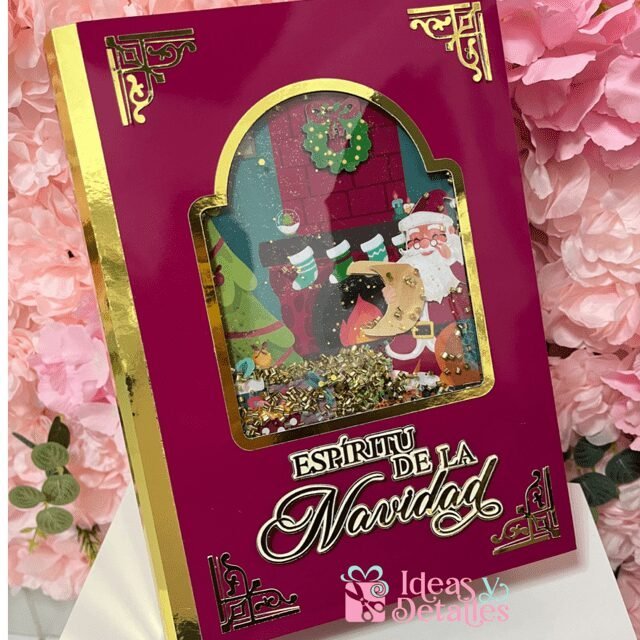 Libro-del-espiritu-de-la-navidad-1.jpg Livro Espírito Natalino Natal - Imagem 1