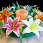 Coroa de Lírios - Flor de Papel 3D (SVG)