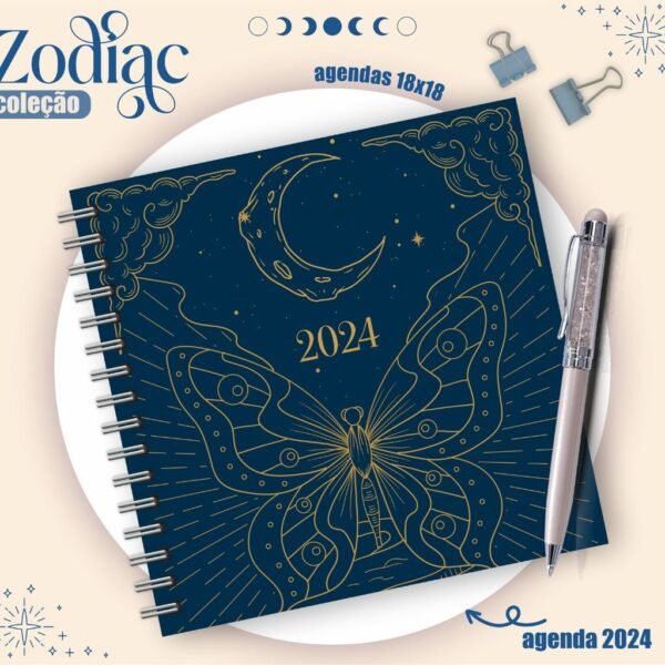 Combo Agendas Zodiacos 18x18 - Coleção 2024 (LC) - Imagem 5