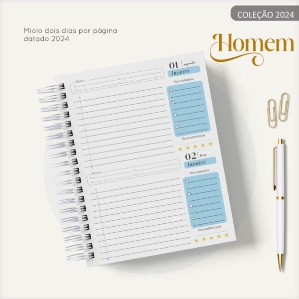 Combo Agendas Masculinas - Coleção 2024 (LC) - Imagem 14