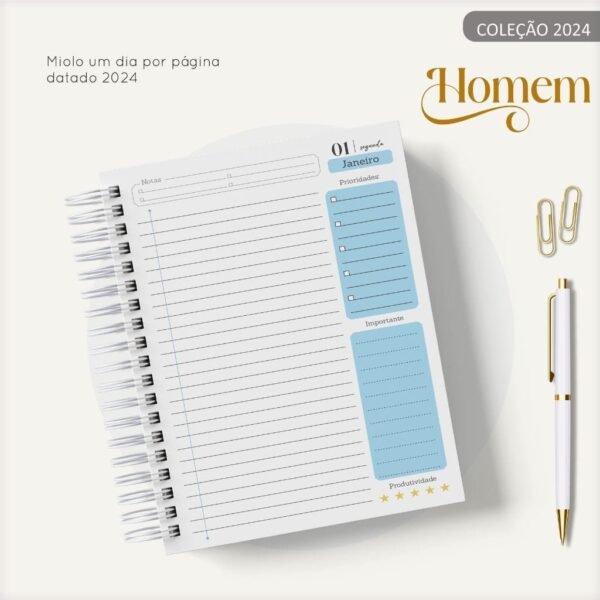Combo Agendas Masculinas - Coleção 2024 (LC) - Imagem 16
