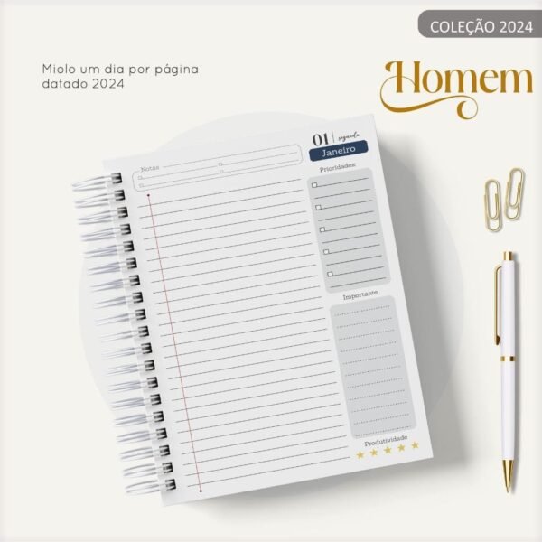 Combo Agendas Masculinas - Coleção 2024 (LC) - Imagem 41