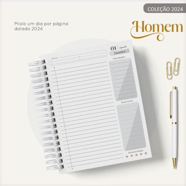 Combo Agendas Masculinas - Coleção 2024 (LC) - Imagem 5