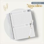 Combo Agendas Masculinas Alfabeto - Coleção 2024 (LC) - Imagem 3