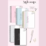 Combo Miolos Neutro - Agendas 2024 c/hora e s/hora - 5 Cores (Lina) - Imagem 2