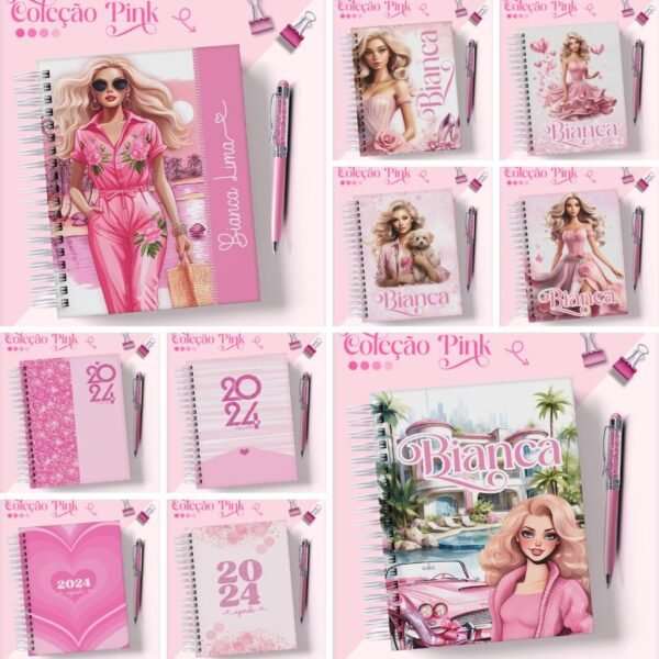 Combo Agendas Pink 2024 - Coleção 2024 (LC) - Imagem 1