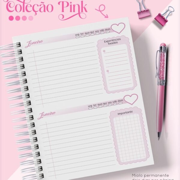 Combo Agendas Pink 2024 - Coleção 2024 (LC) - Imagem 11