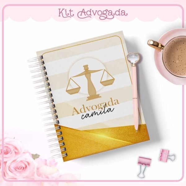 Kit Encadernação Advogada - Imagem 12
