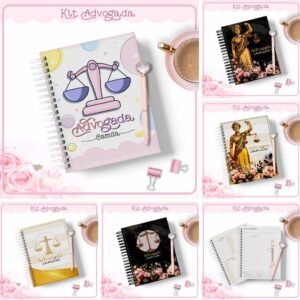 Kit Encadernação Advogada
