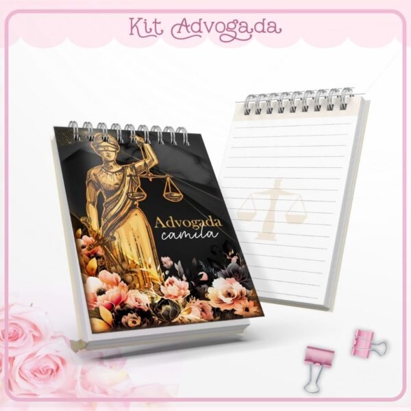 Kit Encadernação Advogada - Imagem 4
