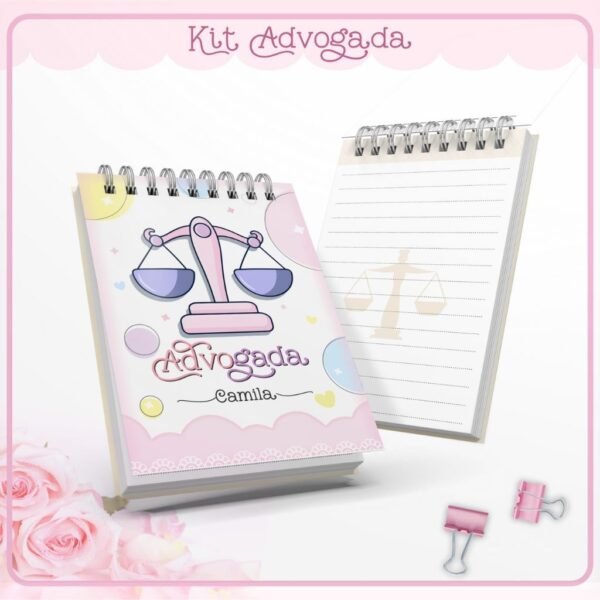 Kit Encadernação Advogada - Imagem 5