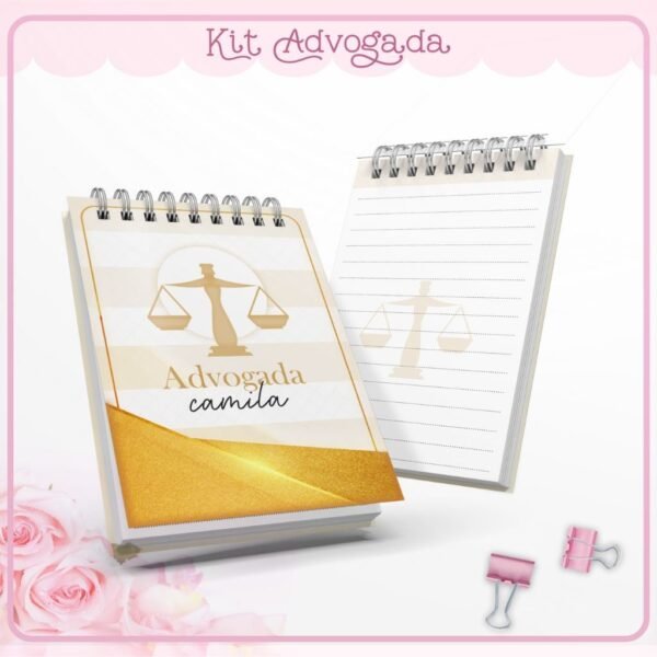 Kit Encadernação Advogada - Imagem 6