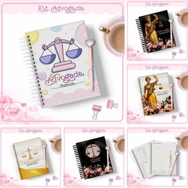 Kit Encadernação Advogada - Imagem 1