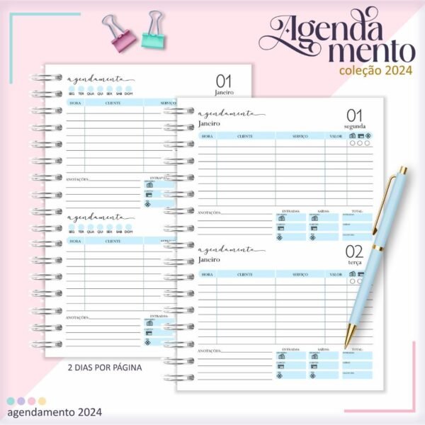 Combo Miolos Agendamentos 2DPP - 2024 | Permanente (Lina) - Imagem 6
