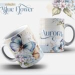 Combo Cadernos - Blue Flower - 4 Modelos (Lina) - Imagem 10