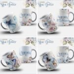 Combo Cadernos - Blue Flower - 4 Modelos (Lina) - Imagem 2