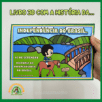 Atividade Alfabetizando -  Livro de História 3D Independência do Brasil