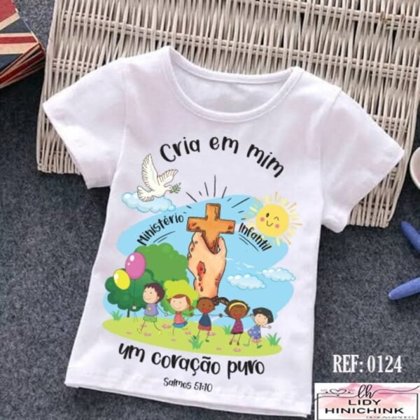 Estampas Body e Camisa Infantil Jesus - Imagem 7