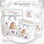 Kit Capilovers - Encadernação + Elementos (Crys Arts)